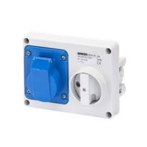 C&S Surface Mounting Interlocked Switched Socket Outlet 240V 