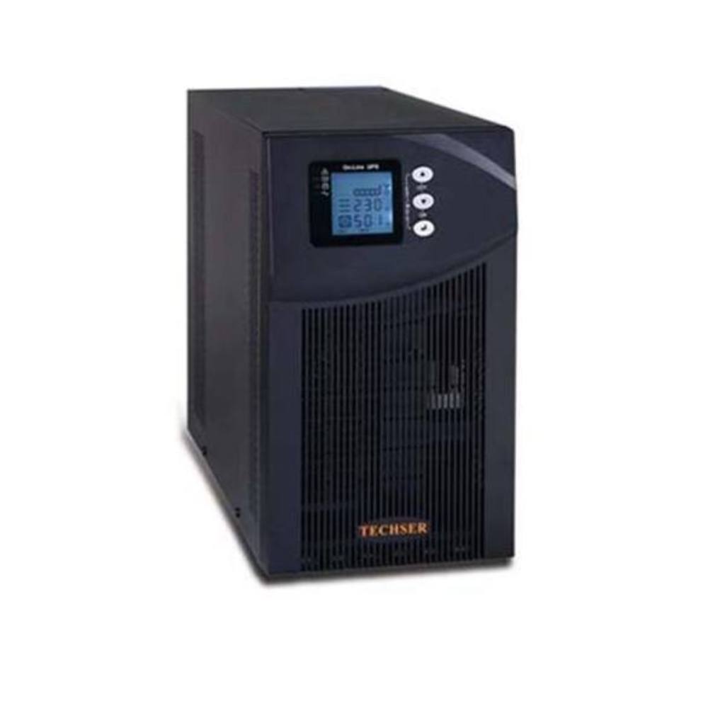 Techser Online UPS Tech Lite Series the phase Input & Single Output IGBT Base Model witb 12 V/6EL100AH Exide tubular Battery-30No's with battery stand 15 KVA 12 KW 