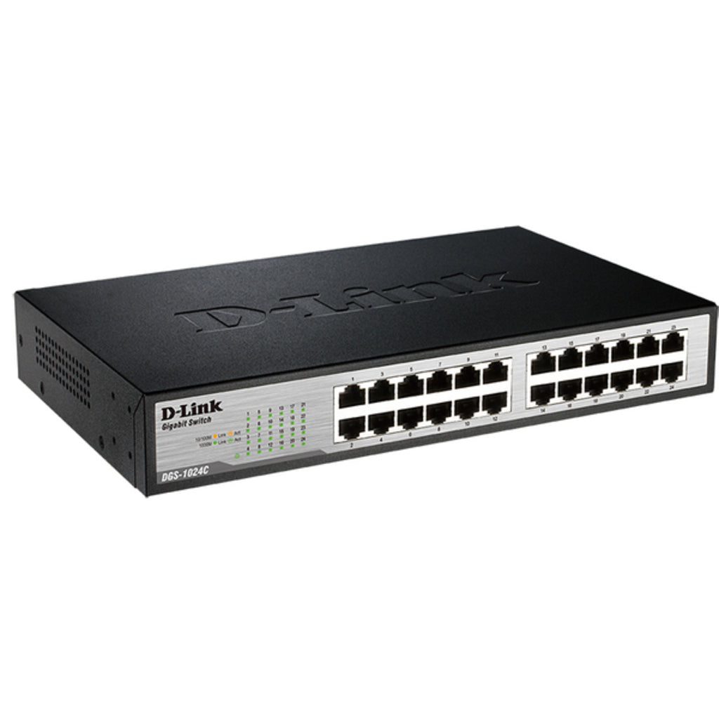 D-Link 24-Port Gigabit Network Switch DGS-1024C 