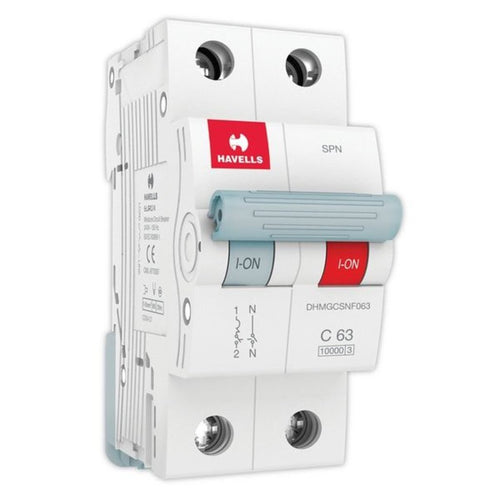 Havells C Curve MCB  Single Pole & Neutral 40A-63A 
