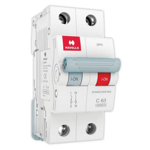 Havells C Curve MCB  Single Pole & Neutral 40A-63A 