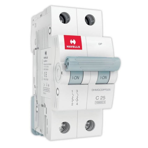 Havells C Curve MCB  Double Pole 6A-32A 