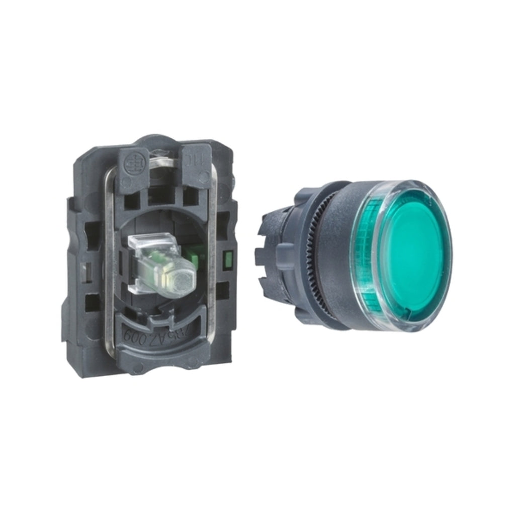Schneider Harmony XB5 Illuminated Pushbutton Flush Integral LED 24V