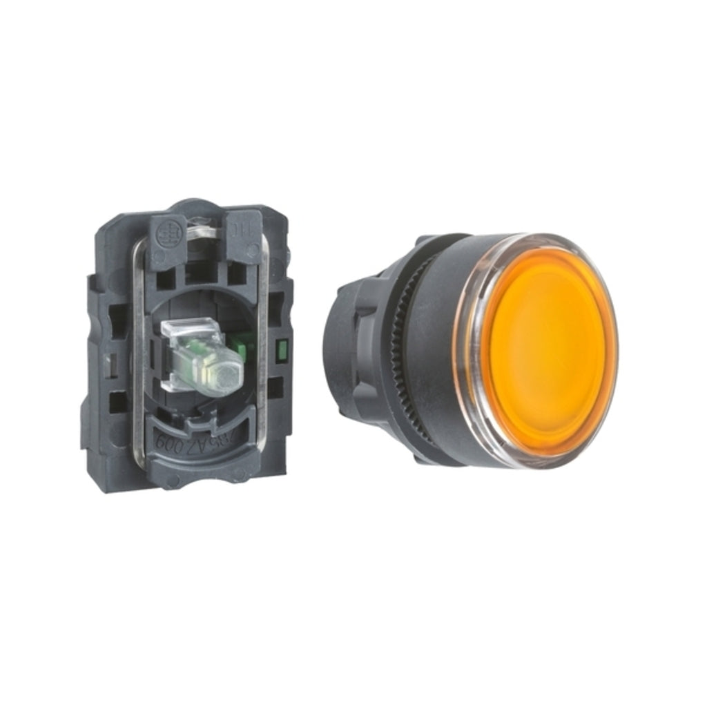 Schneider Harmony XB5 Illuminated Pushbutton Flush Integral LED 24V