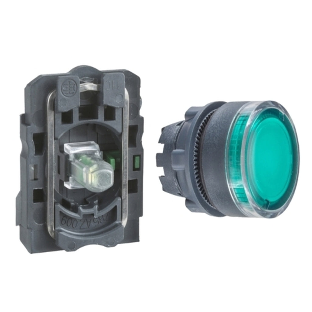 Schneider Harmony XB5 Illuminated Pushbutton Flush Integral LED 230V
