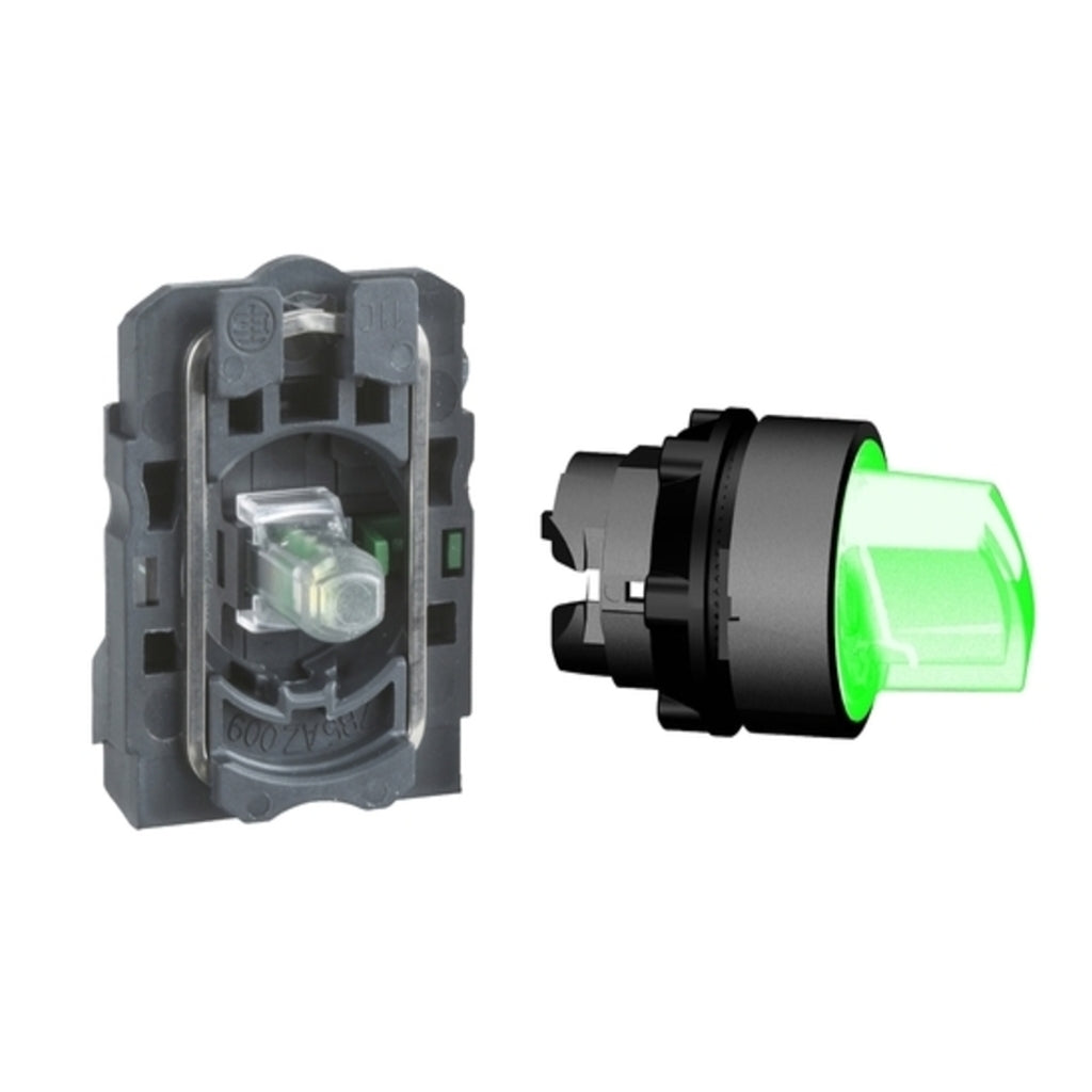 Schneider Harmony XB5 Illuminated Selector Switch 24V