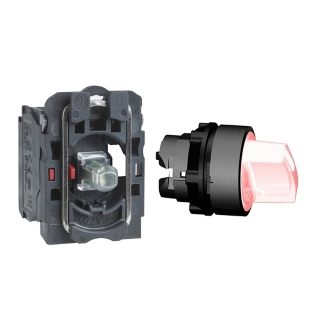 Schneider Harmony XB5 Illuminated Selector Switch 24V