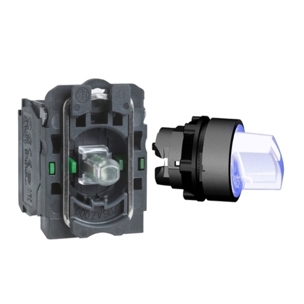 Schneider Harmony XB5 Illuminated Selector Switch 24V