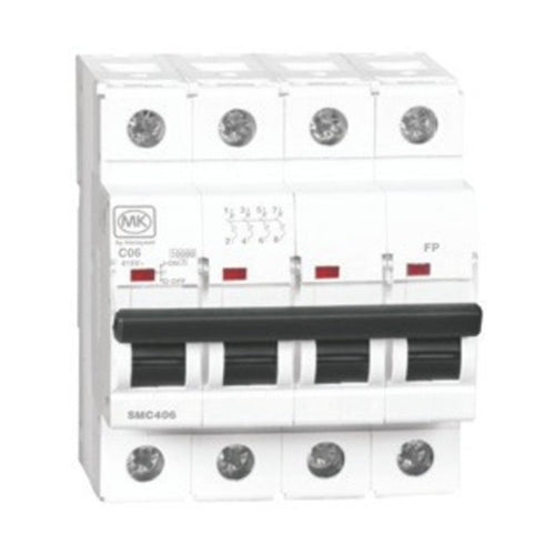 MK Sentry Miniature Circuit Breaker Four Pole 