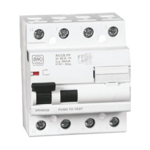 MK Sentry Residual Current Circuit Breaker Four Pole 