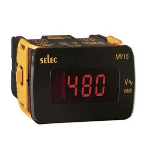 Selec Digital Voltmeter 230V AC MV15 
