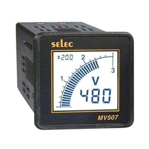 Selec Digital Voltmeter 240V AC MV507 