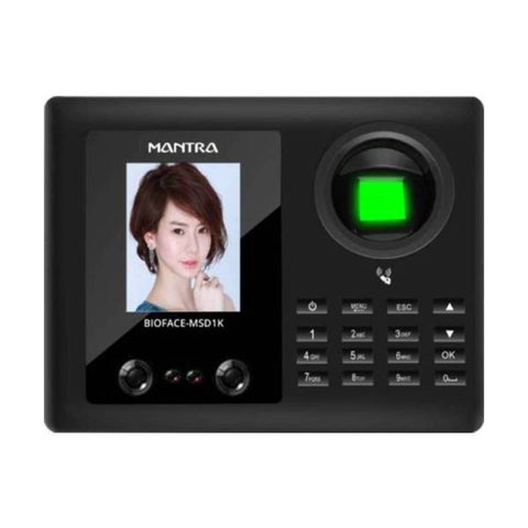 Mantra Biometric mFace Series BIOFace-MSD1K With Push Technology & Battery Backup 