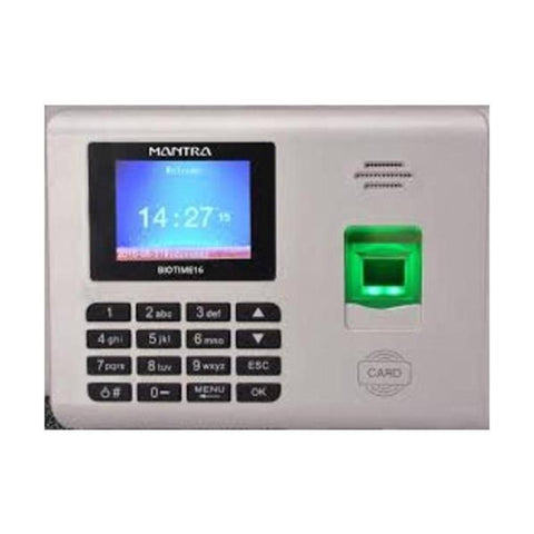 Mantra Biometric BioTime Series BIOTIME16 With Battery Backup 