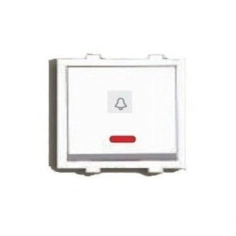 MK Wraparound 6A Bell Push Switch With Indicator W26404BNA 