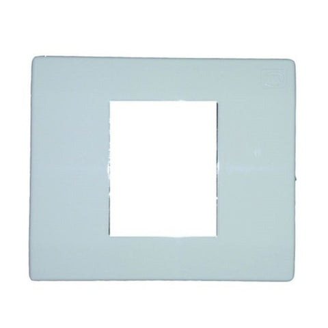 MK Wraparound Plus 2 Module Front Plate White S26002 