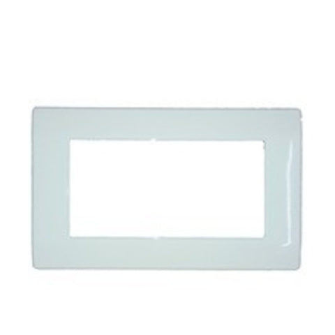 MK Wraparound Plus 5 Module Front Plate White S26005 