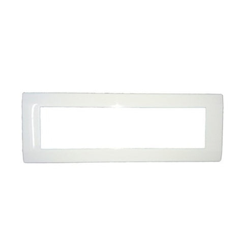 MK Wraparound Plus 10 Module Horizontal Front Plate White S26110H 