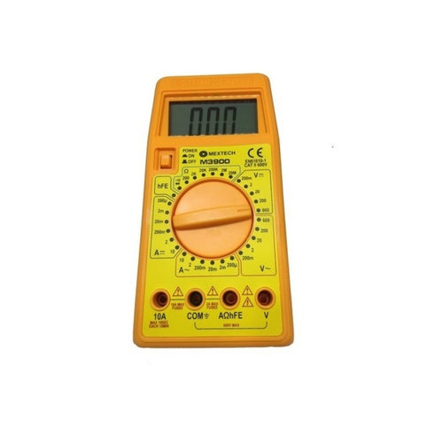 Mextech Digital Multimeter (AC Voltage Range 200mV to 600V) M-3900 