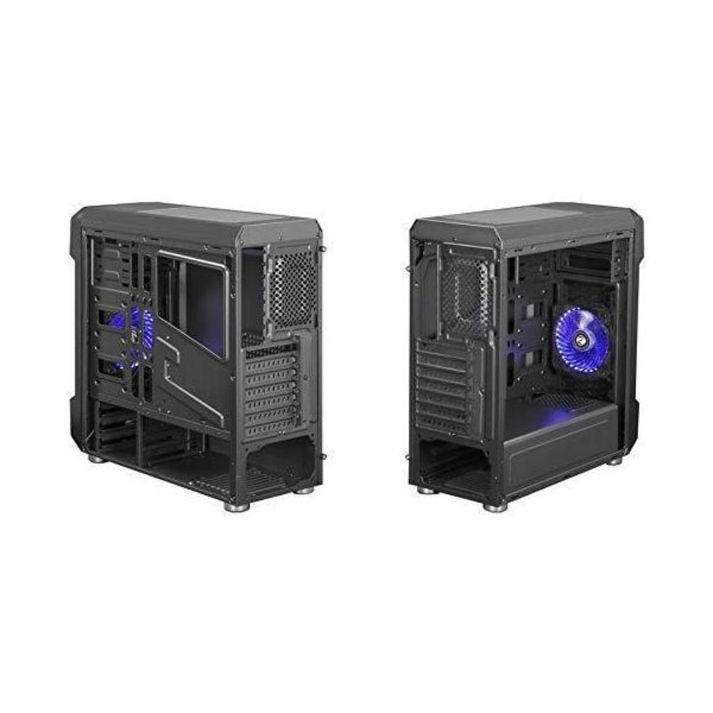 Zebronics Gaming Cabinet with USB, LED, HD Audio, ATX,Magnetic Dust Filter and mATX - Mars(Black)