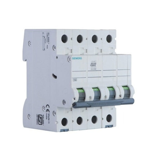 Siemens Betagard 5SL7 D Curve MCB Four Pole 2A-63A (Pack of 2)
