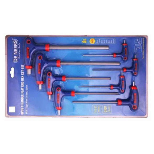 De Neers Hex Allen Keys Set With Handle DN-TAKM8 