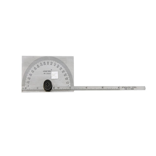 Kristeel Shinwa Degree Protractor Cum Depth Gauge (Square Head) 1502B 