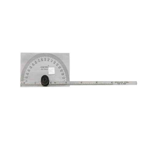 Kristeel Shinwa Degree Protractor Cum Depth Gauge (Square Head) 1502B 