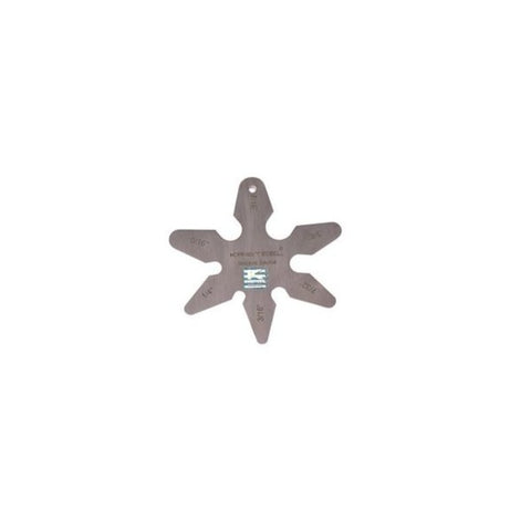 Kristeel Shinwa Sheave Gauge Single Piece – 6 Sizes (Type B) 3239 