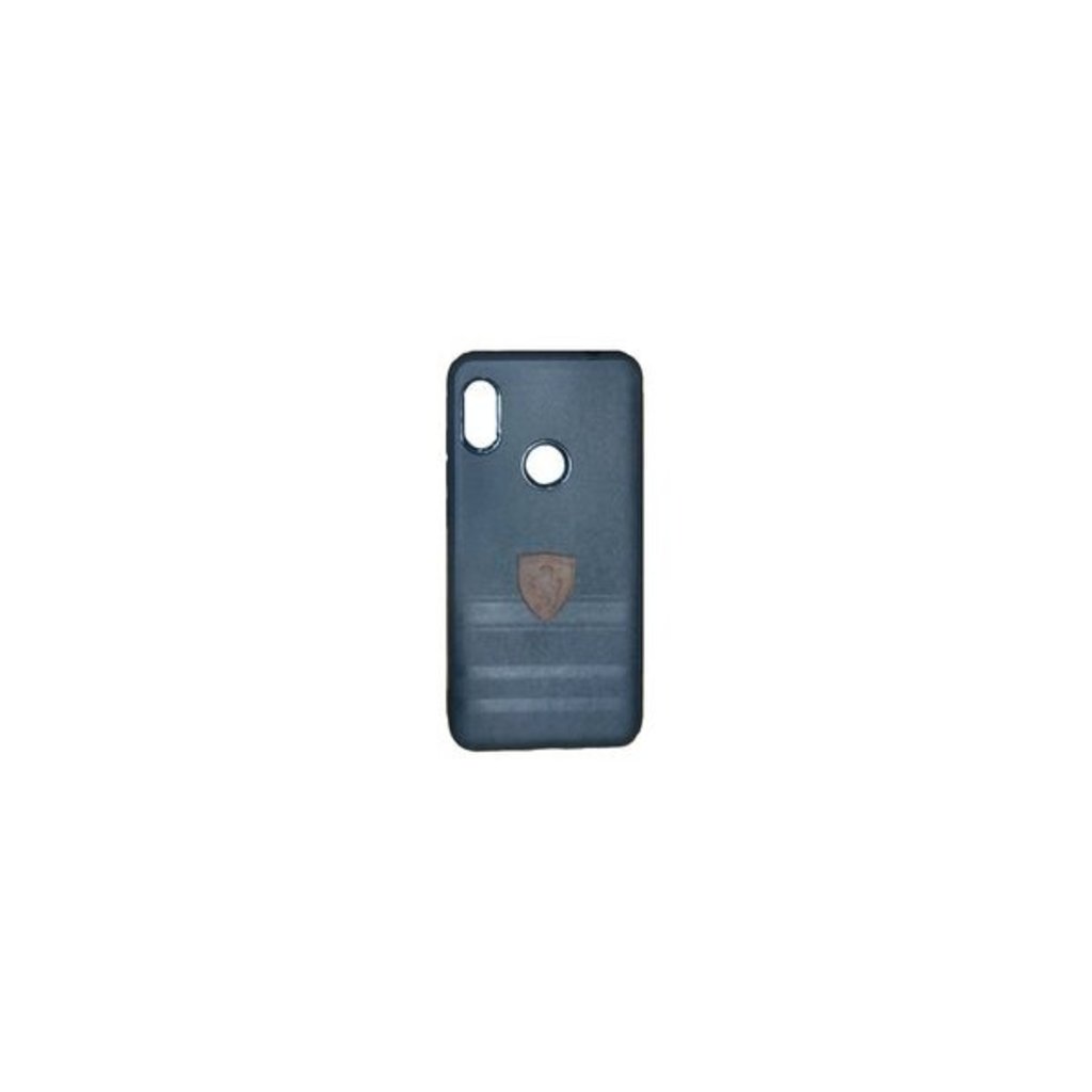 UDF Ferrari Logo Leather Mobile Case For Redmi 6