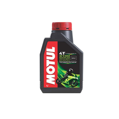 Motul Engine Oil 3100 4T Plus Gold 20W 50 