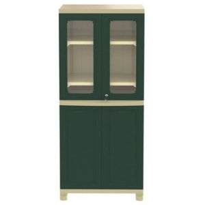Nilkamal Freedom Big 2 (FB2) Plastic Storage Cabinet (Olive Green & Pasta Green)
