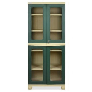 Nilkamal Freedom Big 3 (FB3) Plastic Storage Cabinet (Olive Green & Pasta Green)