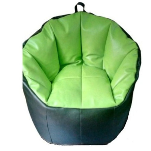 UDF Sofa Shape Bean Bag Without Beans (Black & Green)