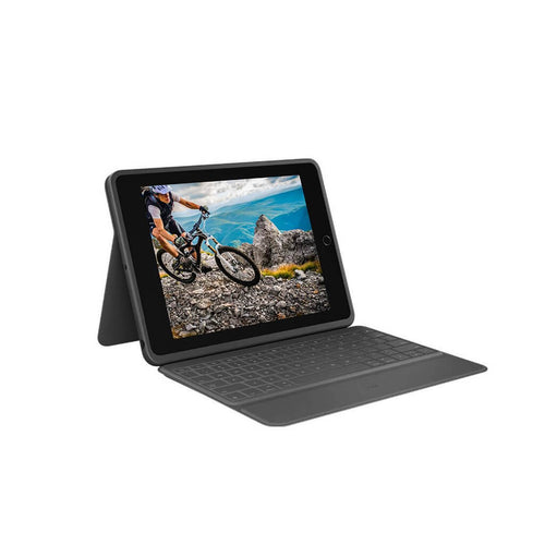 Logitech Rugged Folio Protective Keyboard Case For iPad (7th Generation) 