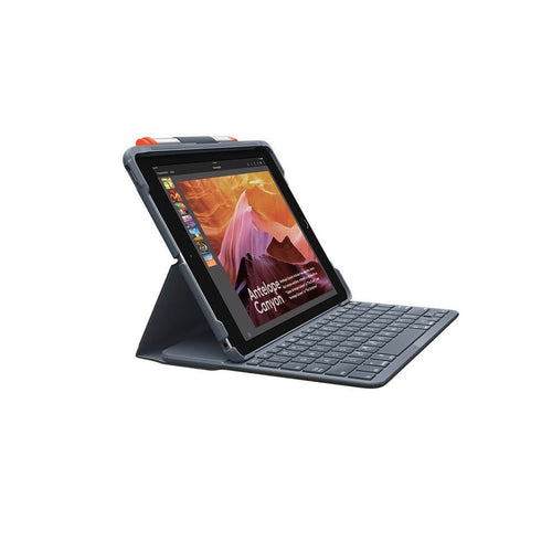 Logitech Slim Folio For iPad Keyboard Case With Bluetooth (5TH And 6th Generation) 