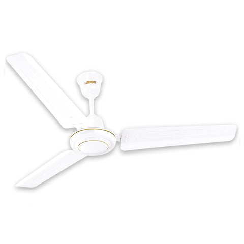 Luminous Rapid Ceiling Fan 1200mm Chest White