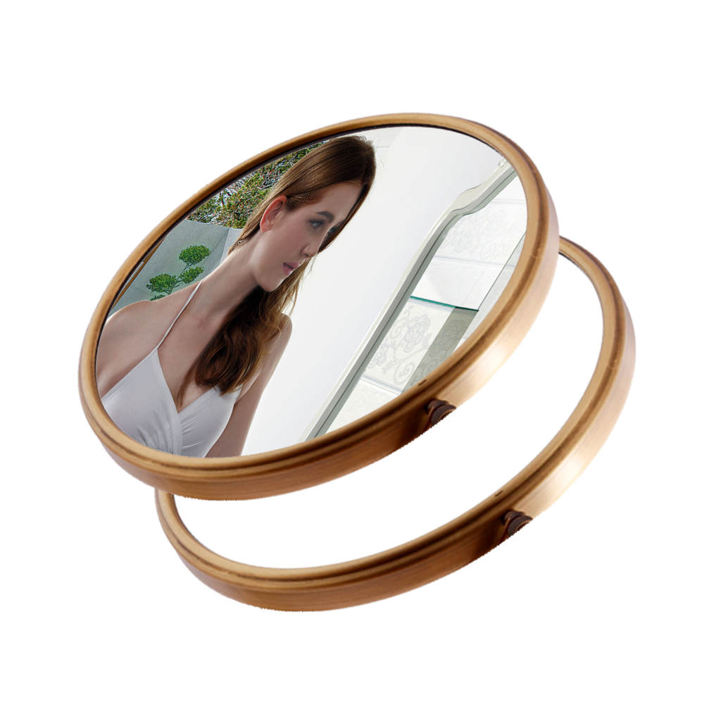 Dolphy Tabletop 5X Magnifying Mirror Bronze DMMR0017