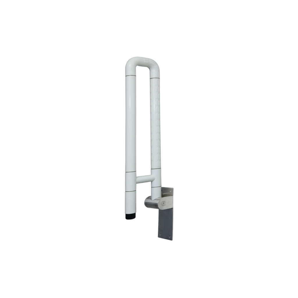 Dolphy 304 SS Tube Coated With Nylon Foldable WC Handicap Grab Bar DHGB0002