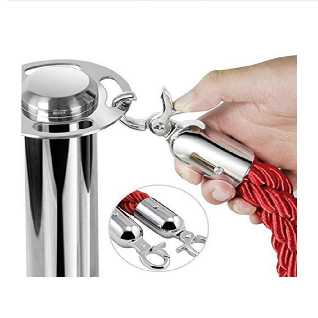 Dolphy Silver hook Twisted Rope For Queue Manager 1.5mtr DQMG0012