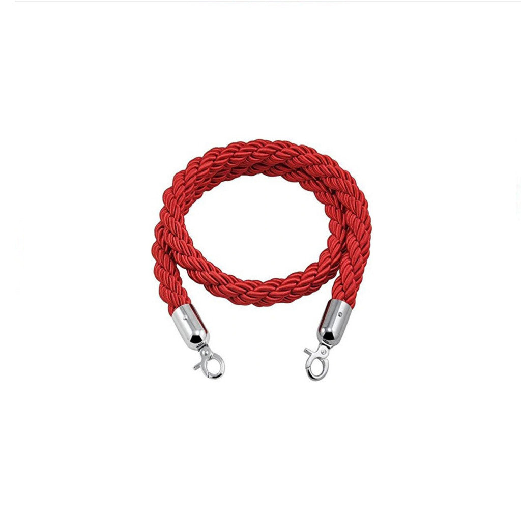 Dolphy Silver hook Twisted Rope For Queue Manager 1.5mtr DQMG0012 
