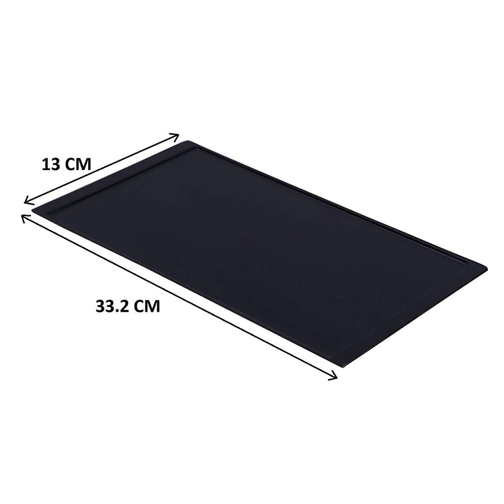 Dolphy Serving Tray for Food,Drinks and Tea Black DKTL0014