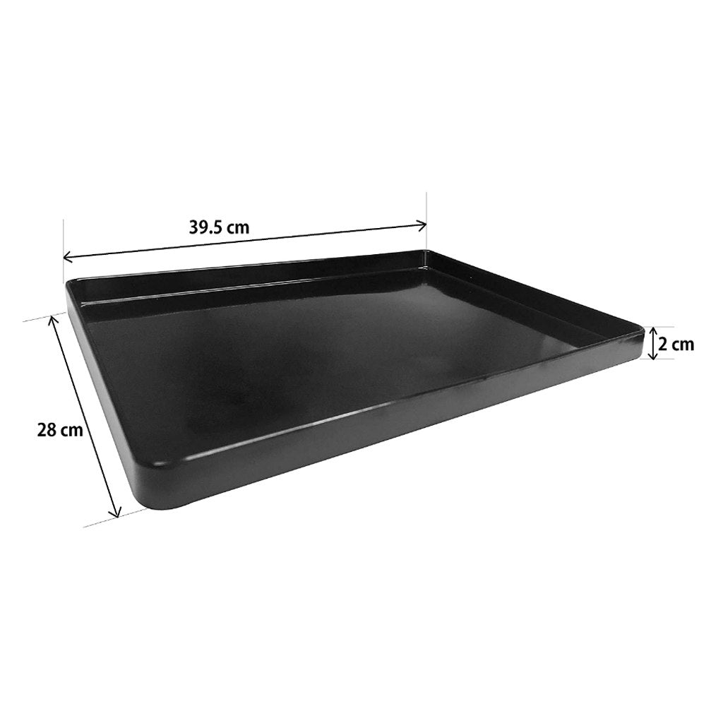 Dolphy Kettle Food and Drinks Serving Tray Black DKTL0015