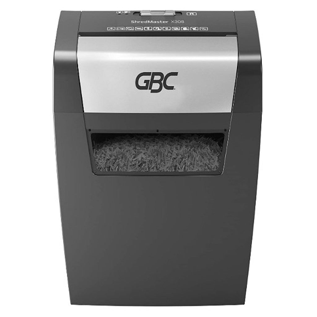 GBC ShredMaster X308 Paper Cross Cut Shredder with 8 Sheet Capacity 