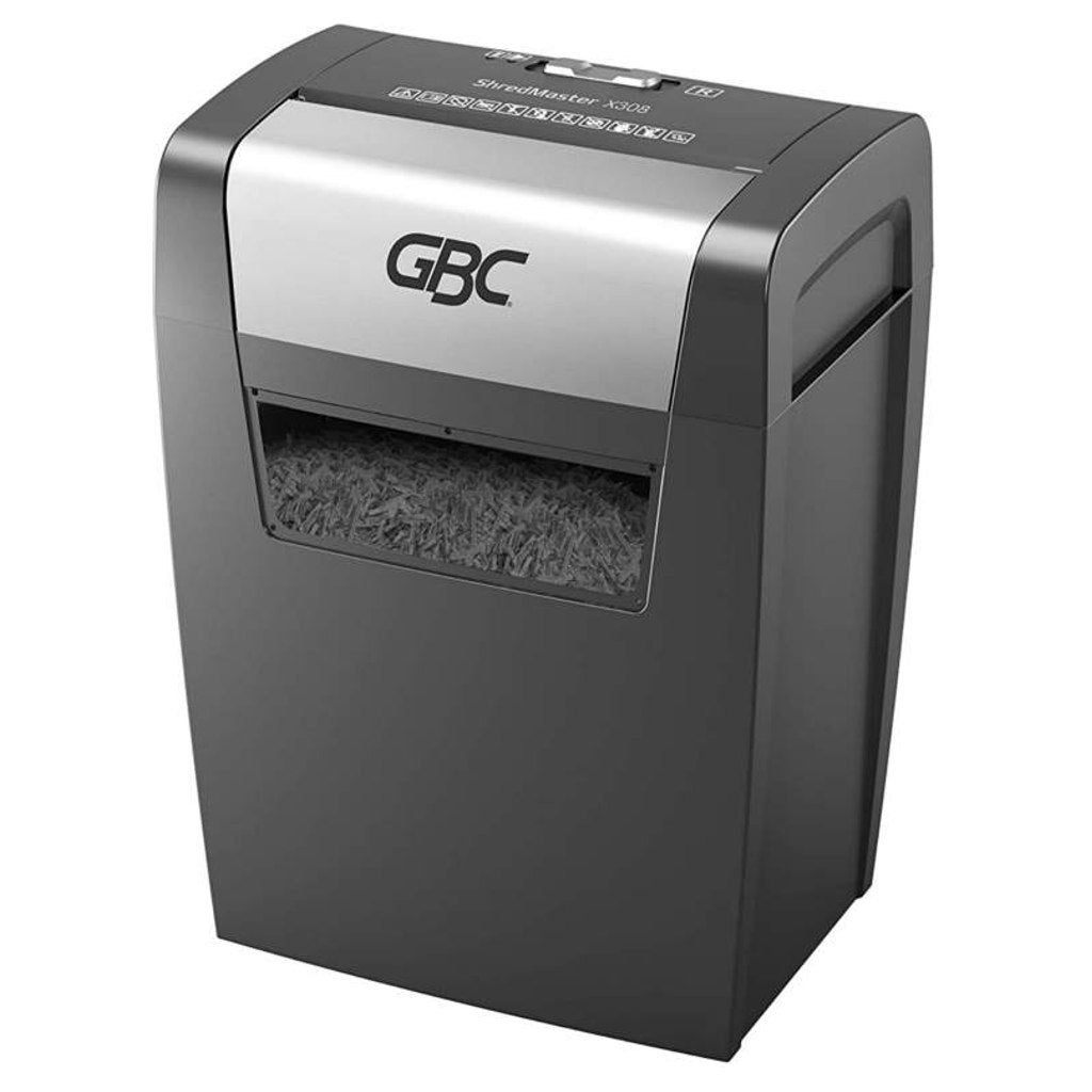 GBC ShredMaster X308 Paper Cross Cut Shredder with 8 Sheet Capacity
