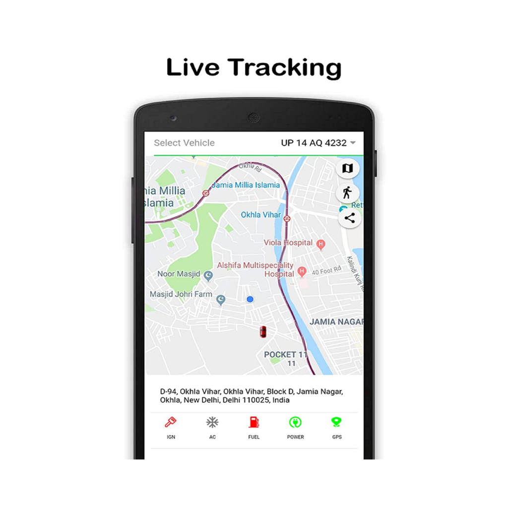 Acumen UC- 900 Plus (A/c ON Off Notification, Oil Tracking) GPS Tracker for car, Bike, Bus and SUV with Engine Lock Unlock GPS Device