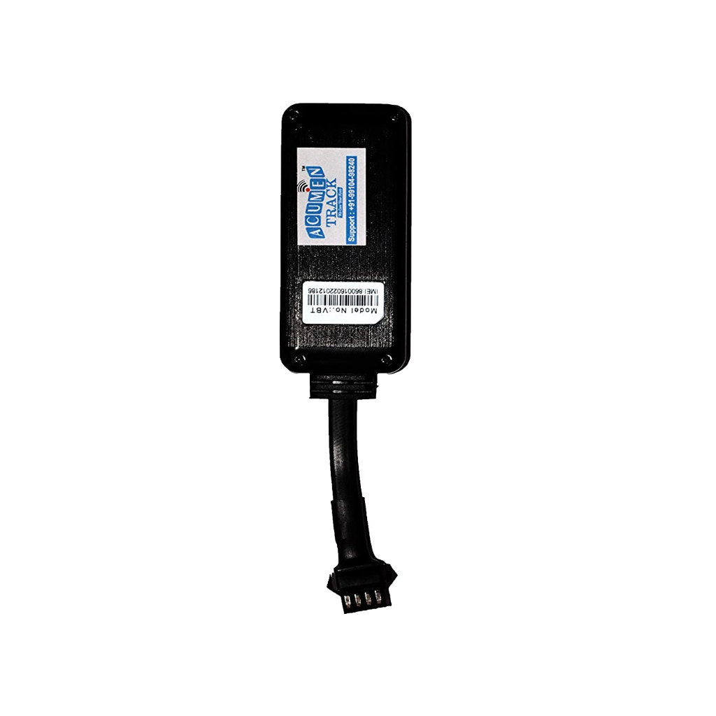 Acumen UC-3000 GPS Device with Inbuilt Battery, Engine Off Feature by Phone for all types of Vehicles, Bike, Car, Truck, Jcv (Black)