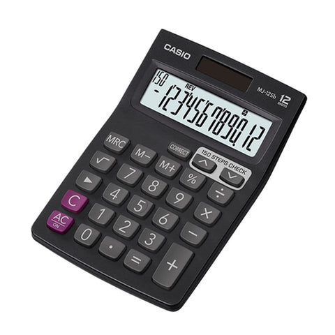 Casio Desktop Calculator MJ-12SB Pack of (2)