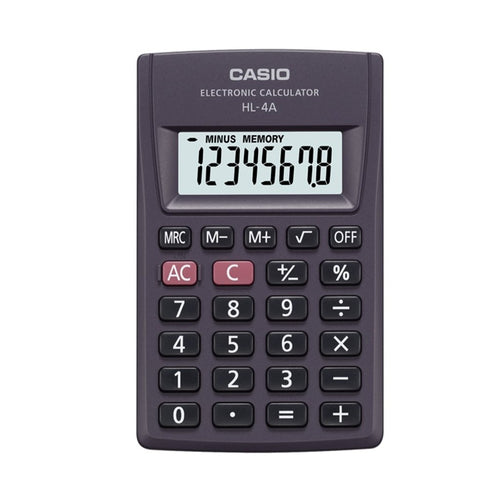 Casio Portable Desktop Calculator HL-4A 