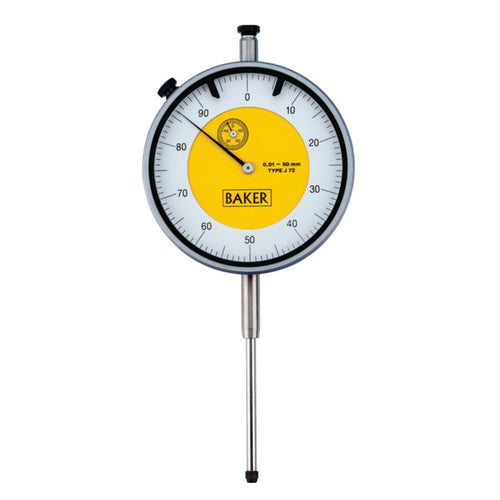Baker Model 88 Plunger Type Dial Gauge 50mm J72 